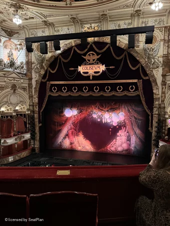 London Coliseum Upper Circle C20 view from seat photo