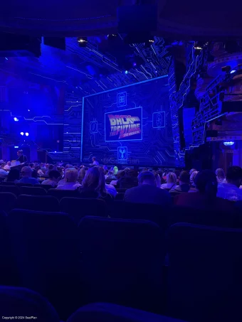 Winter Garden Theatre Orchestra R34 view from seat photo