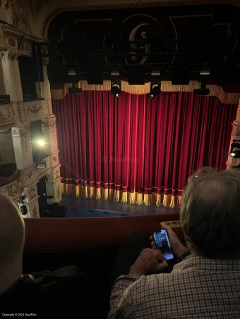 Garrick Theatre Grand Circle B8 view from seat photo