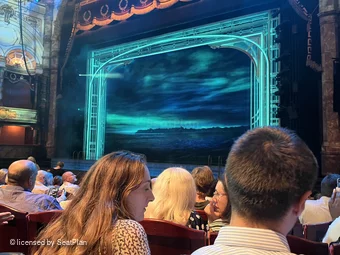 London Coliseum Stalls H8 view from seat photo