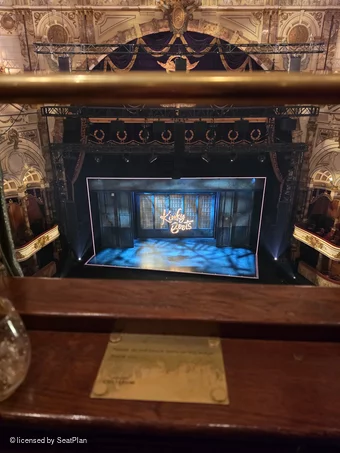 London Coliseum Balcony A25 view from seat photo