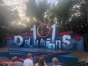 Regent's Park Open Air Theatre Lower Centre H16 view from seat photo