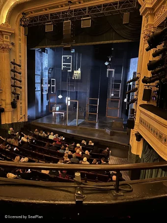 Hudson Theatre Dress Circle B10 view from seat photo