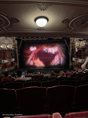 London Coliseum Dress Circle H21 view from seat photo