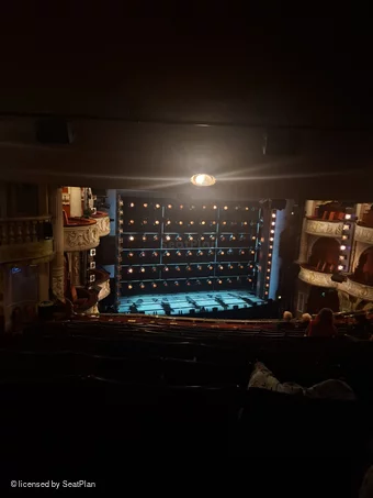 Shaftesbury Theatre Royal Circle M32 view from seat photo