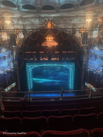 London Coliseum Balcony E23 view from seat photo