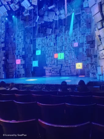 Cambridge Theatre Stalls F6 view from seat photo