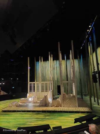 National Theatre - Olivier Stalls H3 view from seat photo