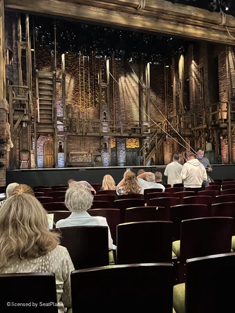 Victoria Palace Theatre Stalls K33 view from seat photo