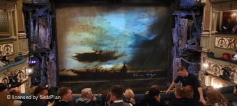 Sondheim Theatre Dress Circle E17 view from seat photo