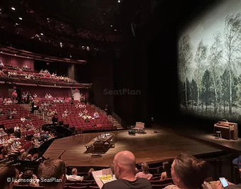 Vivian Beaumont Theater Orchestra M513 view from seat photo