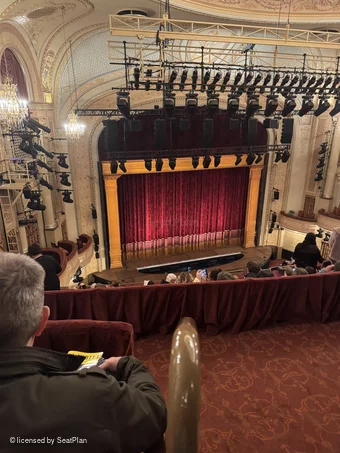 Majestic Theatre Rear Mezzanine B1 view from seat photo