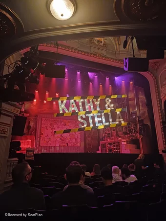 Ambassadors Theatre Stalls J17 view from seat photo