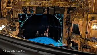 Theatre Royal Haymarket Upper Circle A29 view from seat photo