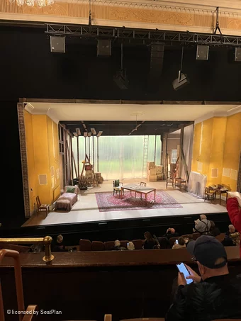 Music Box Theatre Mezzanine C114 view from seat photo