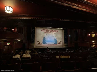 Dominion Theatre Stalls X44 view from seat photo