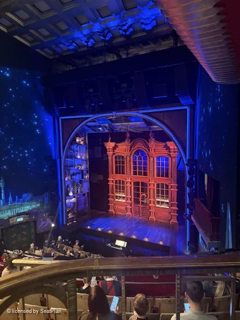Savoy Theatre Dress Circle FA2 view from seat photo