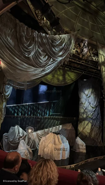 His Majesty's Theatre Royal Circle C34 view from seat photo