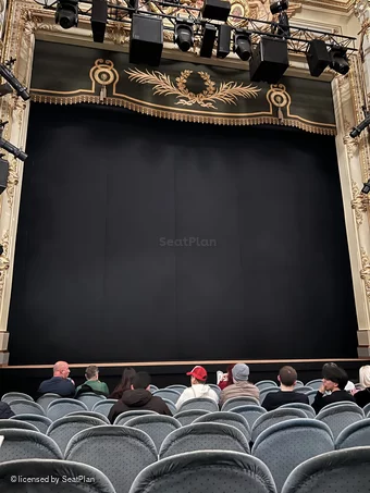 Wyndham's Theatre Stalls J20 view from seat photo
