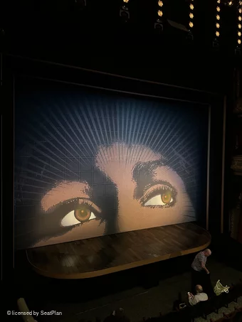 Aldwych Theatre Dress Circle A27 view from seat photo