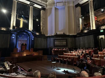London County Hall Courtroom Stalls D90 view from seat photo