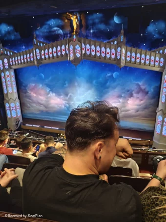 Prince of Wales Theatre Circle F14 view from seat photo