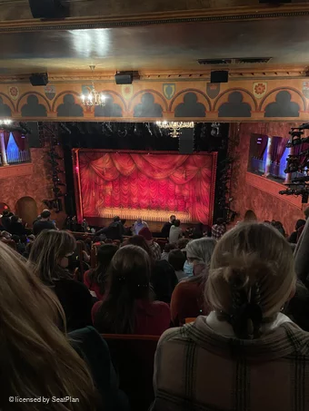 August Wilson Theatre Mezzanine P6 view from seat photo