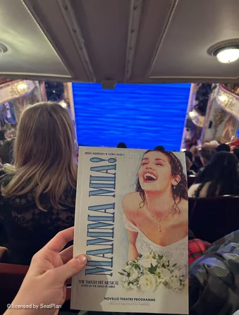 Novello Theatre Grand Circle H11 view from seat photo