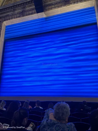 Novello Theatre Stalls J9 view from seat photo