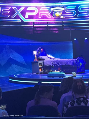 Wembley Park Theatre Platform 1 A12 view from seat photo