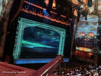 London Coliseum Dress Circle A55 view from seat photo