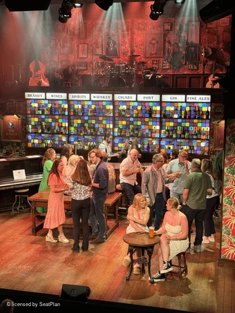 Arts Theatre Circle A1 view from seat photo