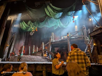 Ambassadors Theatre Stalls D4 view from seat photo