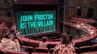 Royal Court Theatre Circle D17 view from seat photo