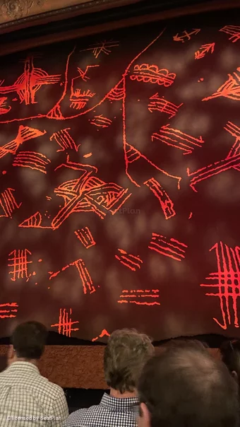 Lyceum Theatre Stalls C19 view from seat photo