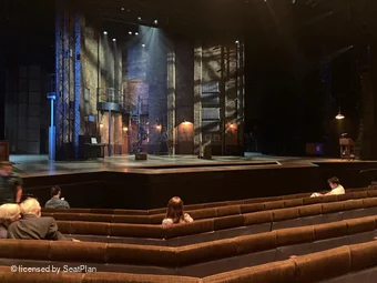 Barbican Theatre Stalls G31 view from seat photo