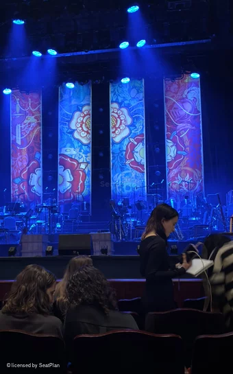 Theatre Royal Drury Lane Stalls F21 view from seat photo