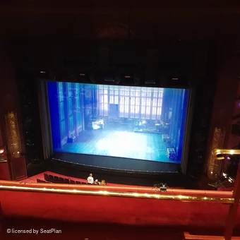 Prince Edward Theatre Grand Circle B11 view from seat photo