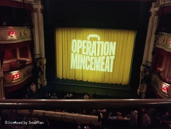 Theatre Royal Brighton Second Circle A17 view from seat photo