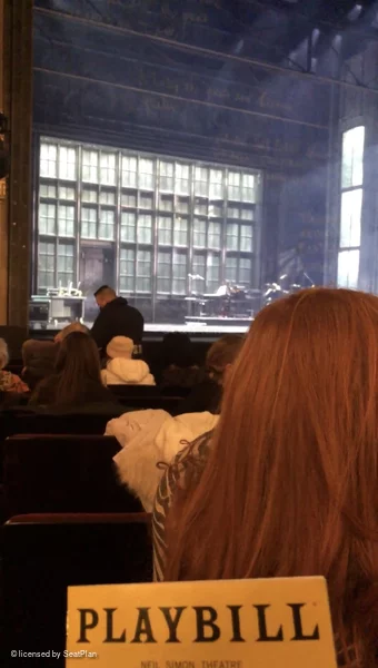 Neil Simon Theatre Orchestra K11 view from seat photo