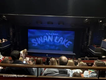 Peacock Theatre Dress Circle E14 view from seat photo