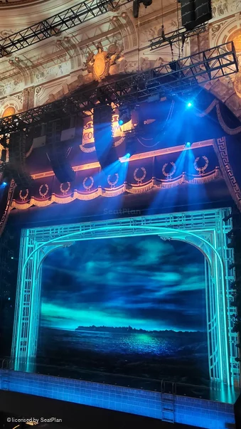 London Coliseum Dress Circle A15 view from seat photo