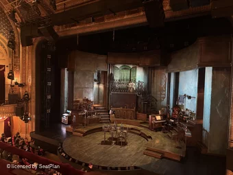 Walter Kerr Theatre Mezzanine B8 view from seat photo