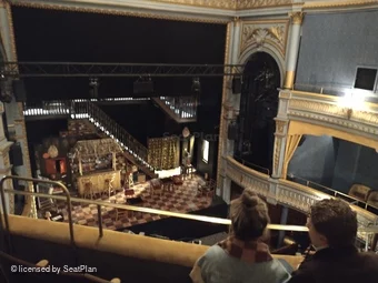 Harold Pinter Theatre Royal Circle C19 view from seat photo
