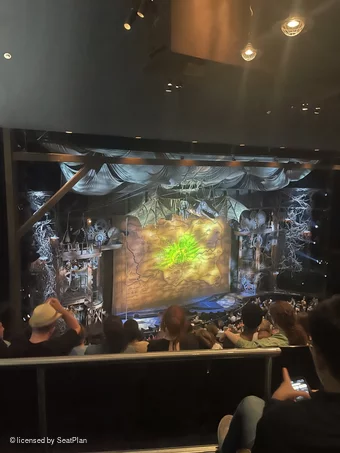 Gershwin Theatre Mezzanine G31 view from seat photo