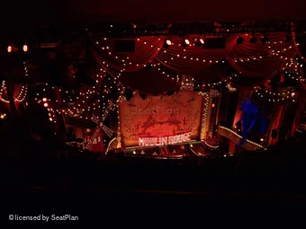 Piccadilly Theatre Grand Circle K26 view from seat photo