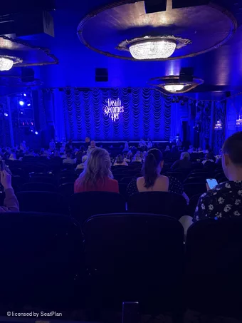 Lunt-Fontanne Theatre Orchestra Z14 view from seat photo