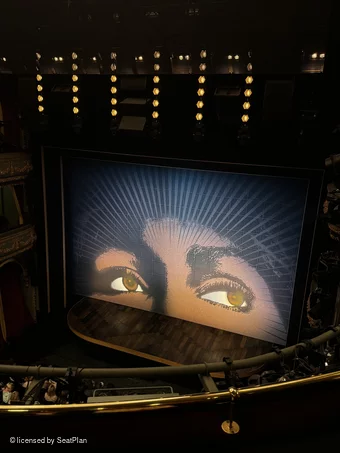 Aldwych Theatre Grand Circle B4 view from seat photo