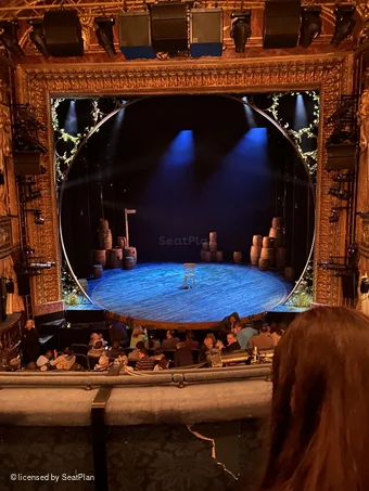 Theatre Royal Haymarket Royal Circle B12 view from seat photo