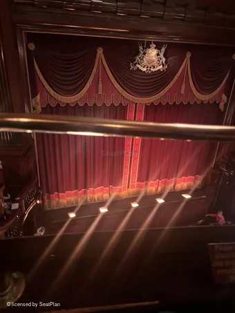 St Martin's Theatre Upper Circle A3 view from seat photo